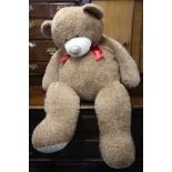 A very large Hamleys stuffed teddy bear, H. 135cm.