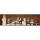 A group of 19th Century and other porcelain items.