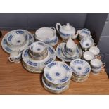 A very extensive coalport 'Revelry' pattern tea and dinner service.