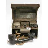 A military field telephone.