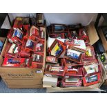 A large quantity of Matchbox models of yesteryear.