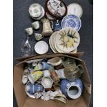 A large quantity of mixed china etc.