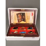 A boxed and wooden cased Matchbox models of yesteryear connoisseur collection.