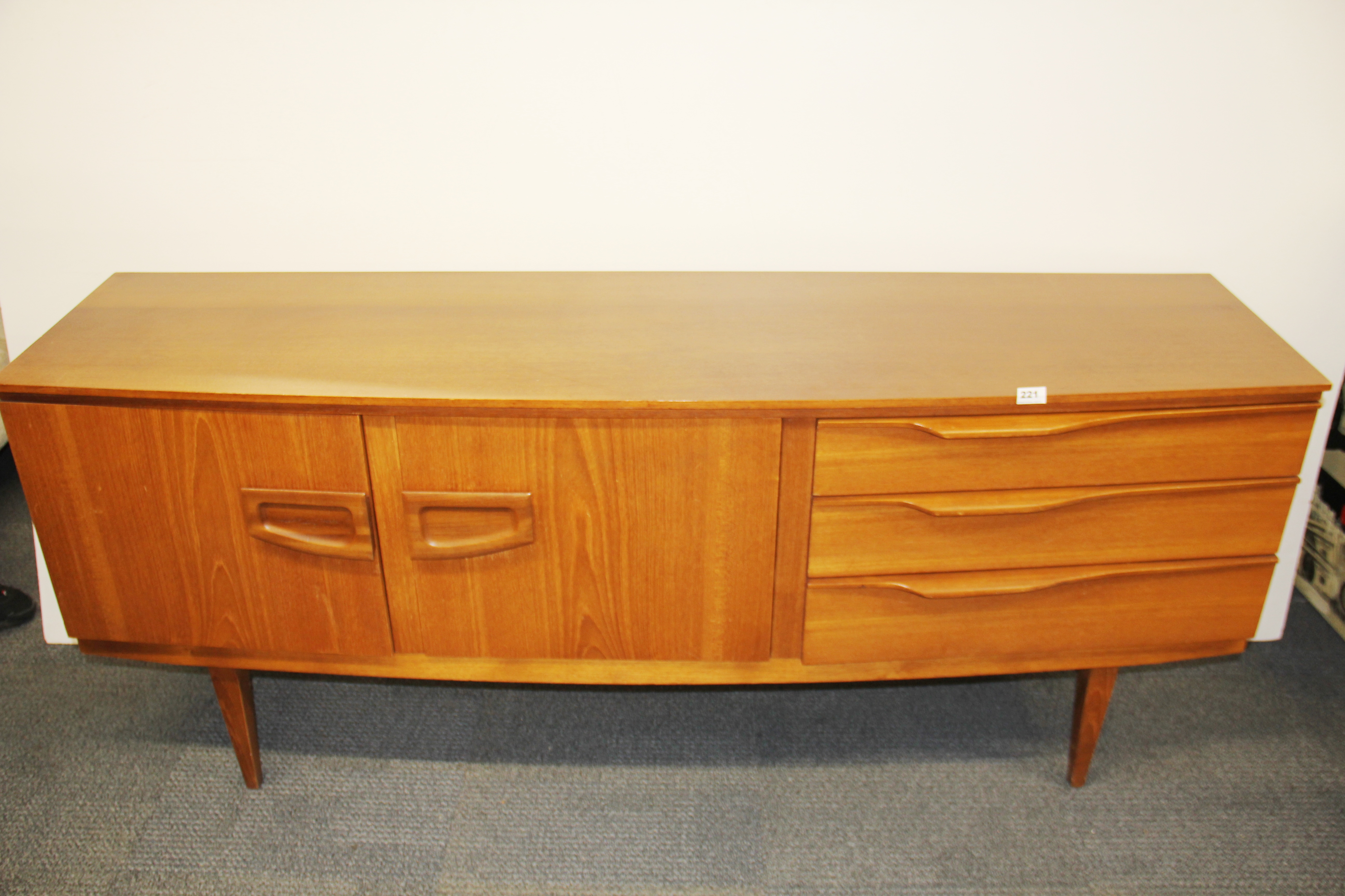 A 1960'S Beautility teak sideboard, W. 184cm. - Image 2 of 2