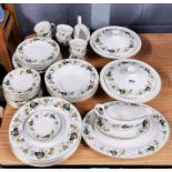 An extensive Royal Doulton 'Larchmont' pattern dinner and tea set.