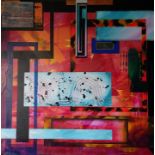 Janet Wallace is an emerging abstract artist who uses bold colors, textures and design to explore