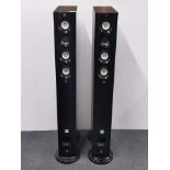 A pair of Koda tower Hi Fi speakers, H. 117cm.