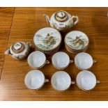 A 1920's Japanese porcelain tea set.