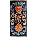 A Tibetan hand woven soft wool nomadic rug, 163 x 79cm.
