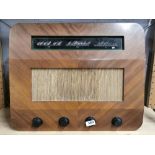 A vintage Murphy wooden cased radio, 57 x 47cm.