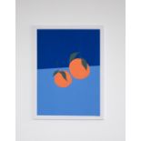 Freya Stockford, "Two Valencias", acrylic and gesso on canvas, 46 x 61cm, 2021. "Two Valencias"