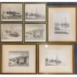 James Ballard, A group of framed pencil signed artist proof and limited edition engravings of