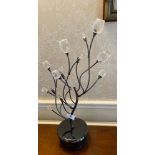 A contemporary IDL tree table lamp, H,. 53cm.