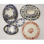 A group of Victorian and other dinner china.