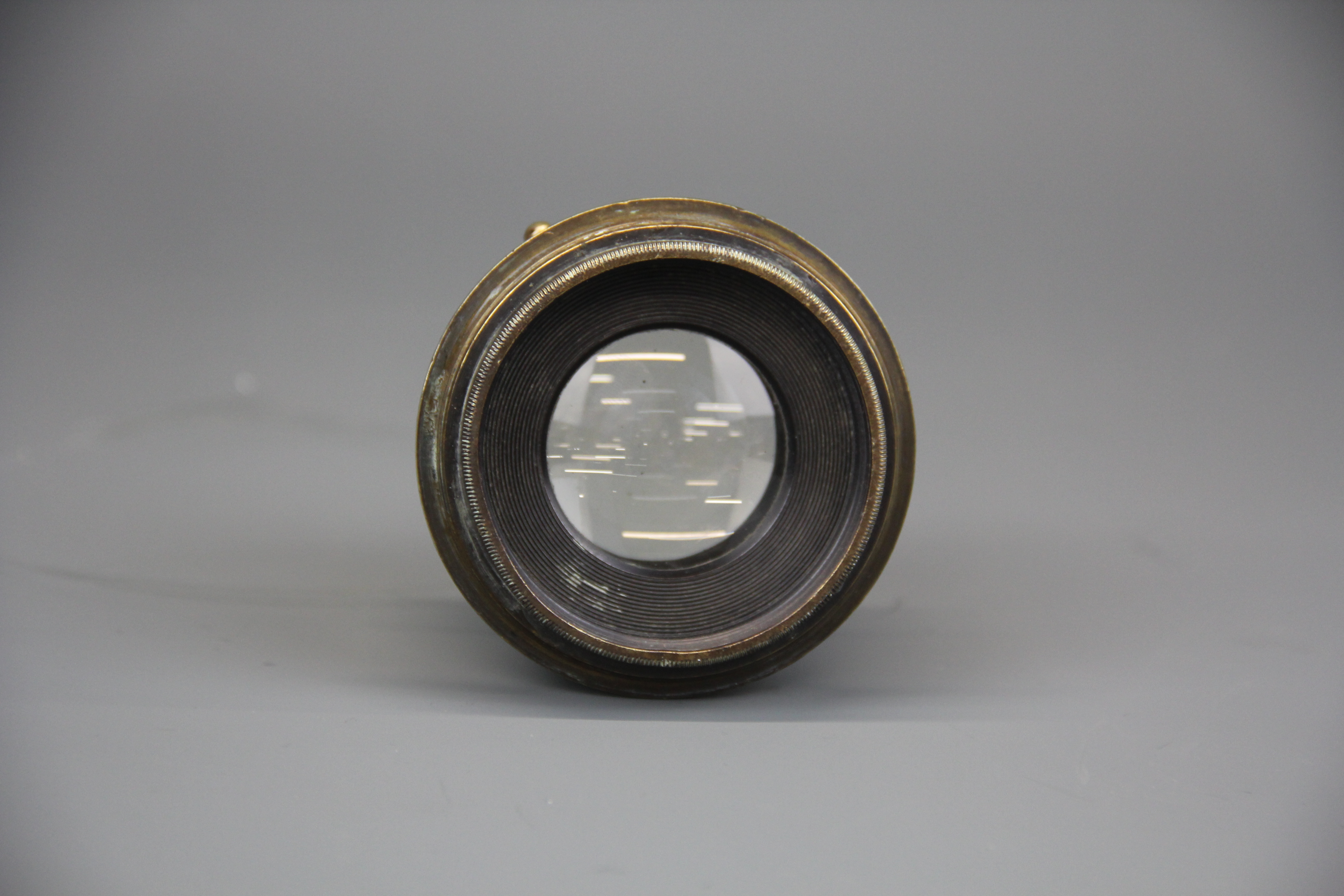 A Ross London Zeiss convertible anastigmat brass bound camera lens. Zeiss patent 19 1/4 front lens - Image 3 of 5