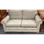 A good quality two seater settee, W. 168cm.