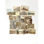 A quantity of London and historic royalty postcards including London from the air.