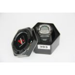 A gent's G-shock digital wristwatch.