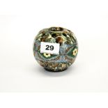 A rare 1950's/60's Jean Gerbino Vallauris mosaic design posie/potpourri vase, H. 8cm.