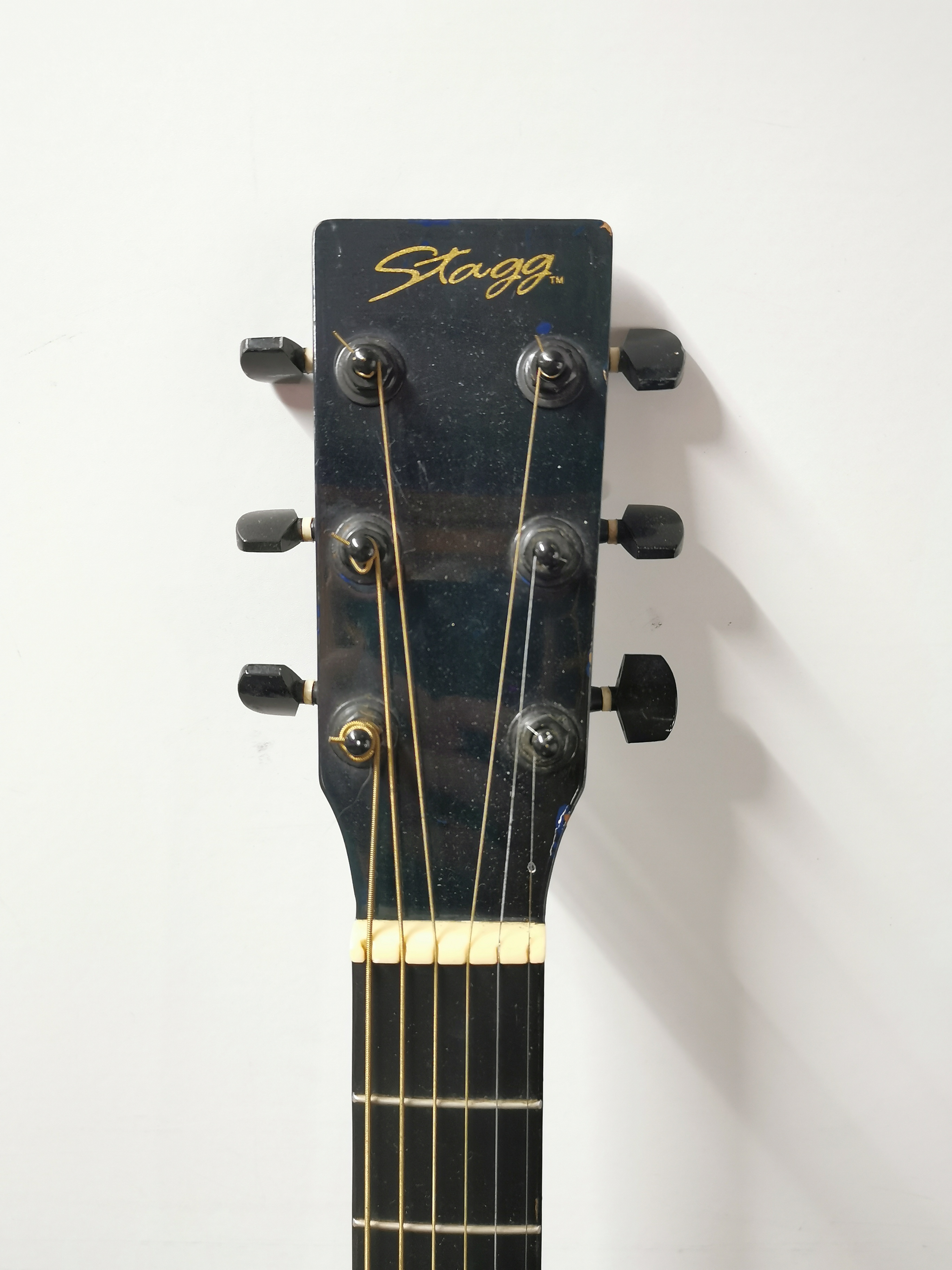 A Stagg handmade Western guitar and a Clifton handmade classical guitar. - Image 2 of 4