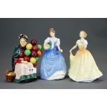 An early Royal Doulton figure of 'The Old Balloon Seller' 'HN1315' together with two further Royal