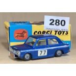 A Corgi toys Hillman 328 with replacement box.