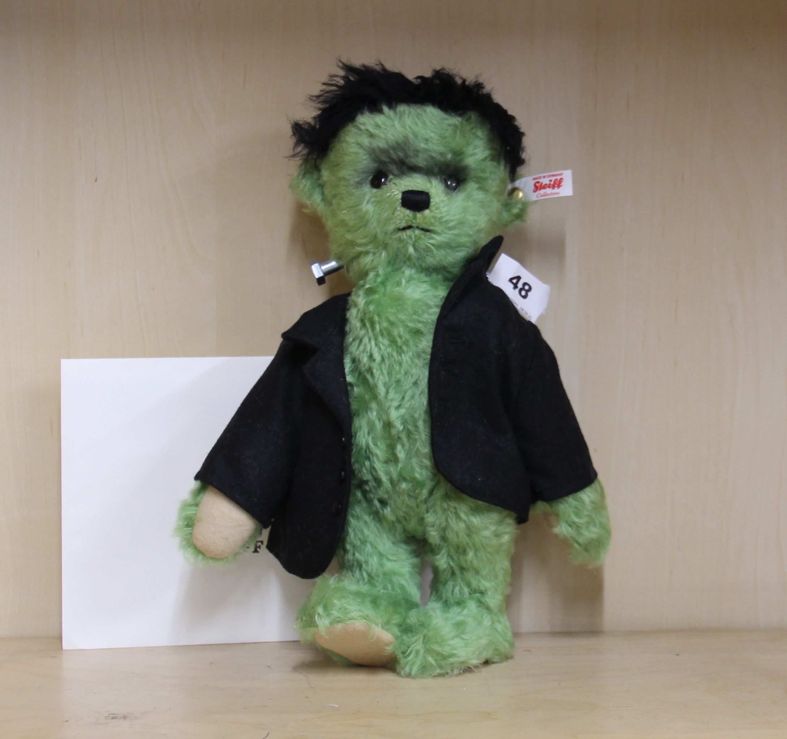 A rare Steiff limited edition bear of Frankenstein