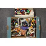 A large collection of die cast, other models and toys.