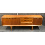 A large Gplan style teak sideboard, 198 x 75cm (in excellent condition)