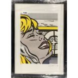 A Roy Lichtenstein (American 1923 - 1997) framed limited edition (8/150) lithograph entitled '