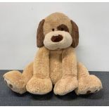 A very large stuffed dog toy, L. 115cm.