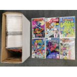 A mixed group of 110 Marvel and DC comics, including Firestorm, Tales of the Legion of