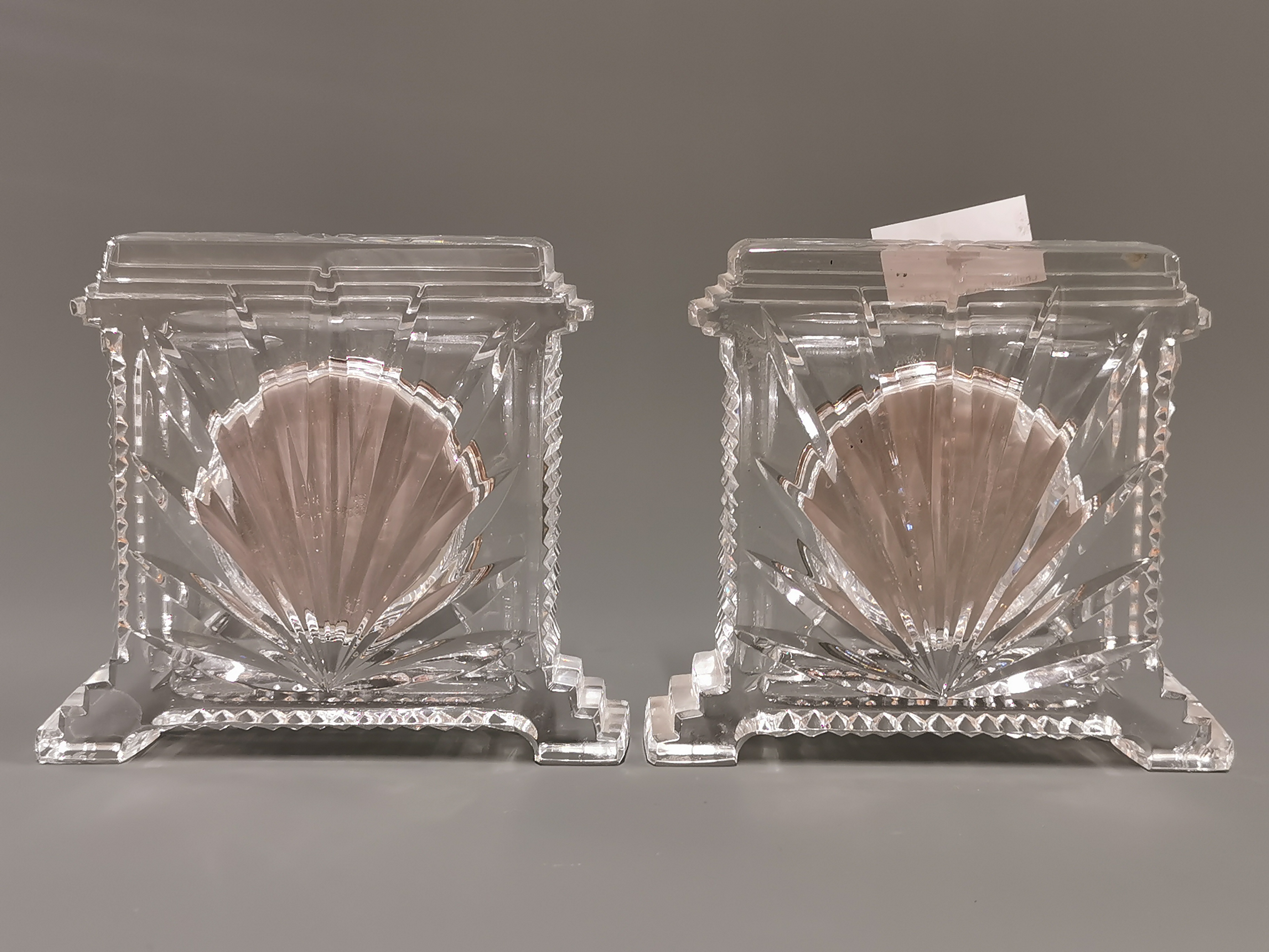 Two Waterford crystal mantle clocks, H. 13cm. - Image 5 of 5