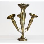 A Chester hallmarked silver epergne, H. 25cm.