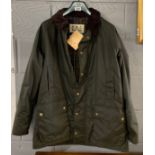 A new gents Barbour wax jacket, size XL.