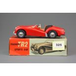 A Victory Industries boxed Triumph TR2 model sports car.