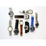 A quantity of mixed gent's watches.