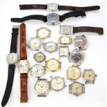 A quantity of mixed watches.