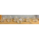 13 Southern Comfort round bottomed 'no spill' glasses,