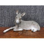 A Lladro porcelain figure of 1389 'Nativity Donkey', H. 17.5cm. With original box.