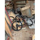 A quantity of motor car steering wheels. Approx 20.