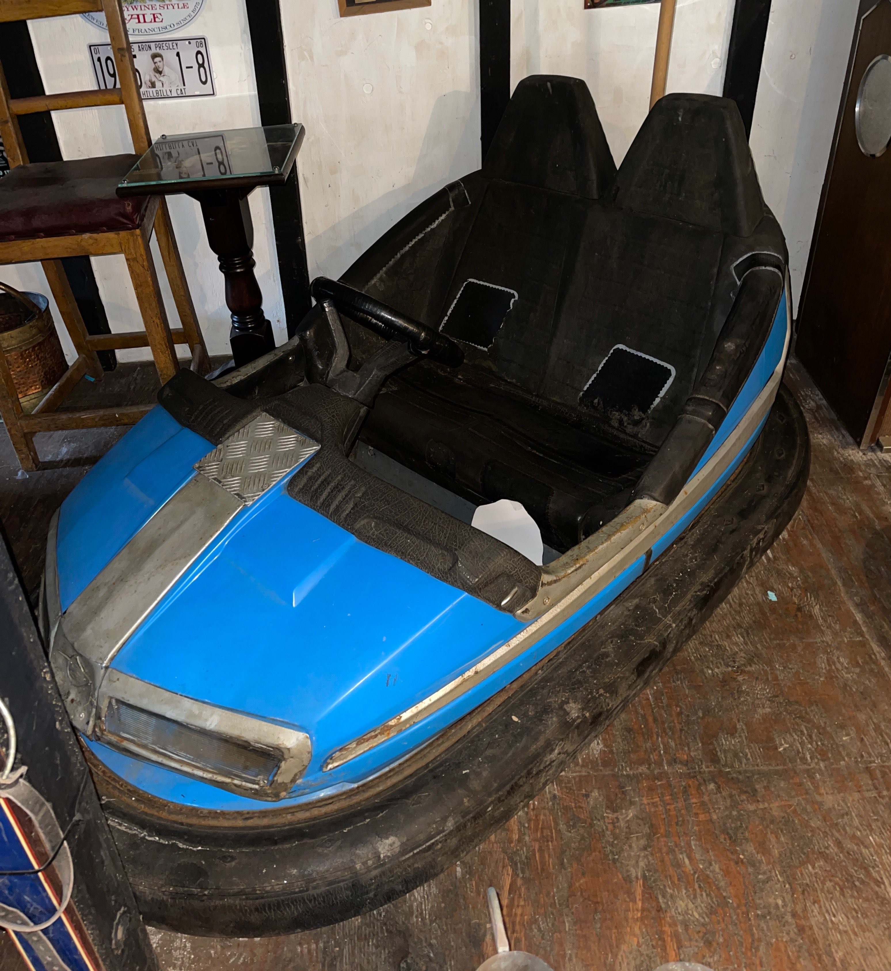 A fairground dodgem car, L. 170cm. W. 113cm. - Image 2 of 2