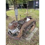 An antique Ransomes crawler tractor.