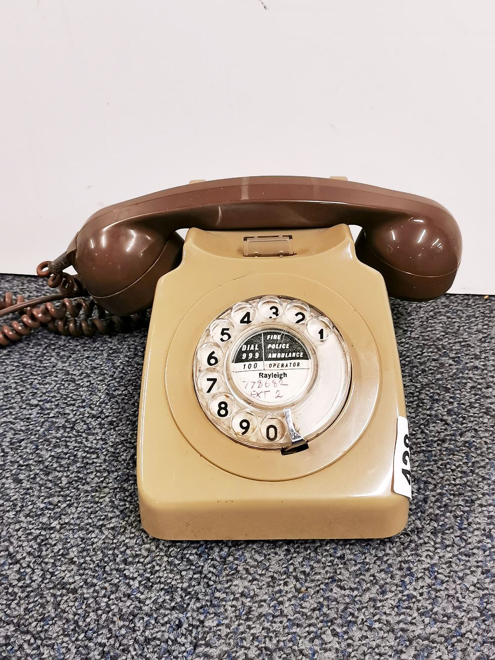 A 1970's telephone.