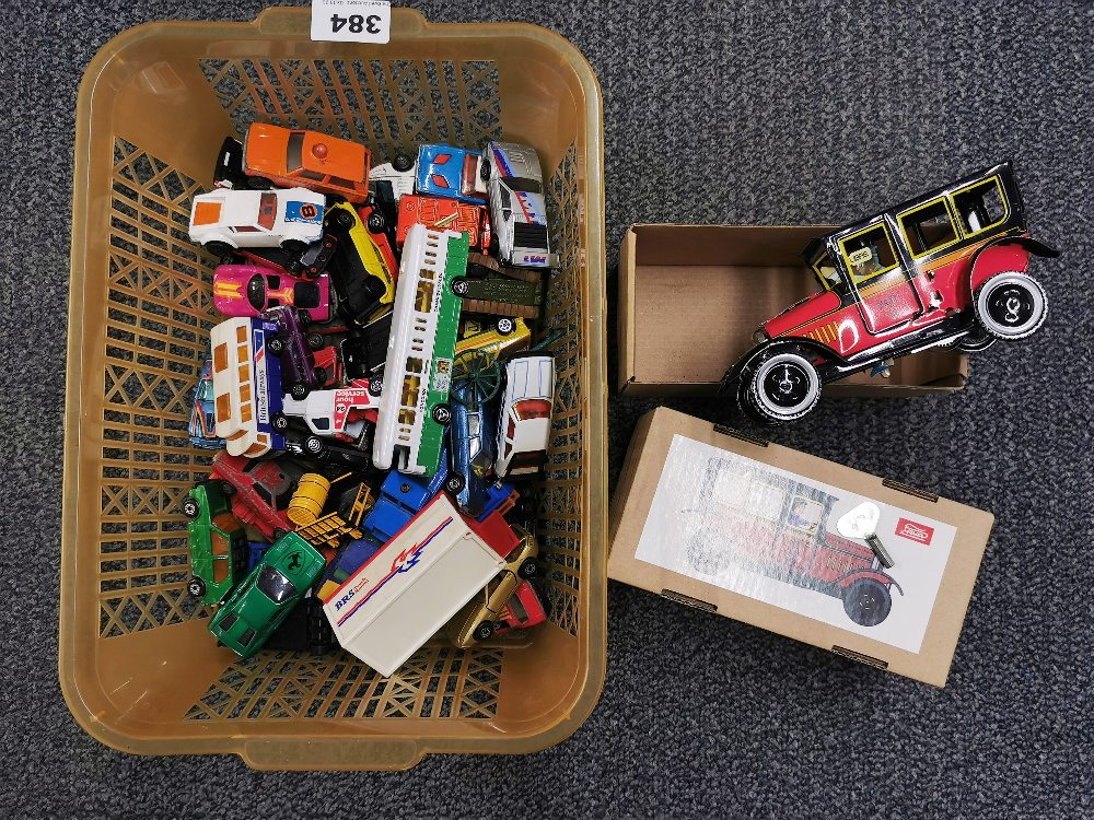 A quantity of Matchbox die cast model vehicles.