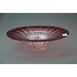 A lovely Italian studio glass bowl, Dia. 32cm.