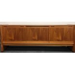 A Skovby teak Credenza sideboard, 195 x 75.5 x 48.5cm