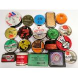 A group of 20 empty field sport air gun pellet collectors tins.