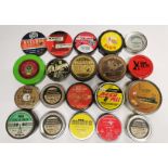 A group of 20 collectors tins partially filled with field sport air gun pellets.