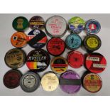 A group of 20 collectors tins partially filled with field sport air gun pellets.